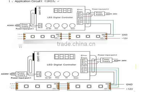 Remote RGB wifi led controller,wireless led controller