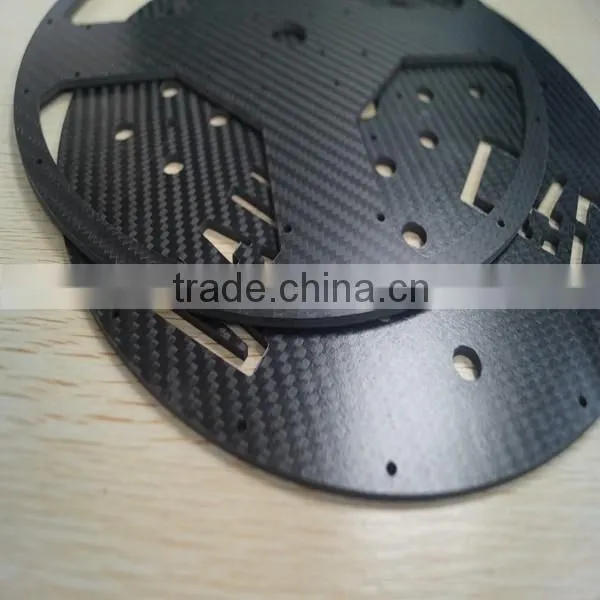 3k Glosy Plain woven carbon fiber sheet/plate/board
