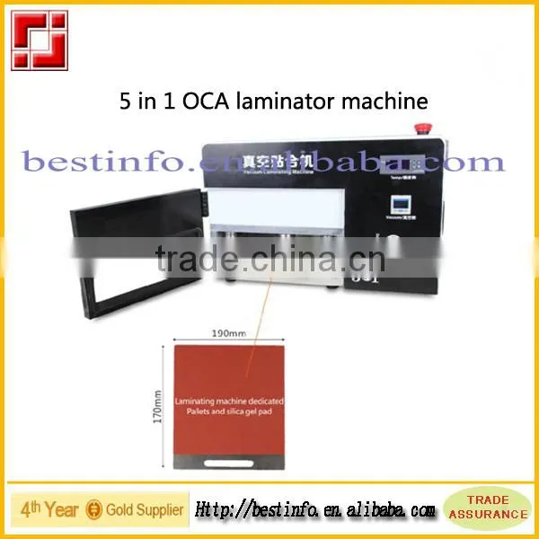5 in 1 LCD vacuum oca laminating machine mobile phone Lcd repair machine