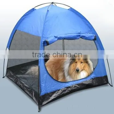 Foldable Fabric Pet Tent with firm steel frame