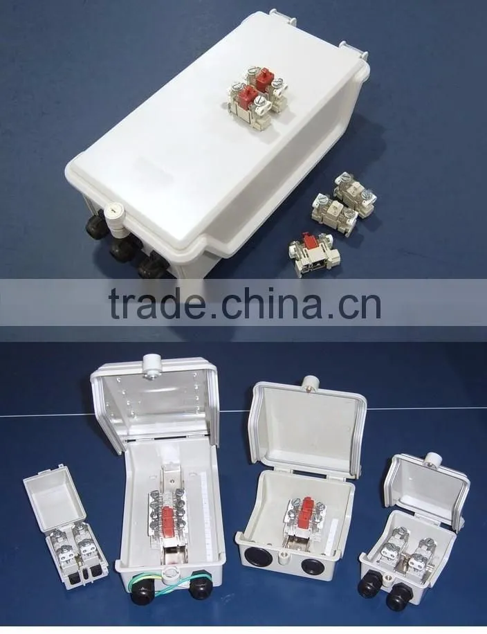 Drop Wire Connector (STB) Module Terimnal Block With Or Without Protection For Telephone Cable Distribution Box