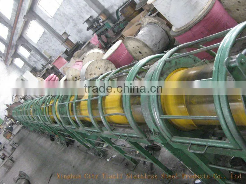 PVC coated Galvanized 1x7,7x7,1x19,6x36,7x19,1x37,7x37 steel wire rope With Dia 2mm,6mm,8mm,10mm,12mm