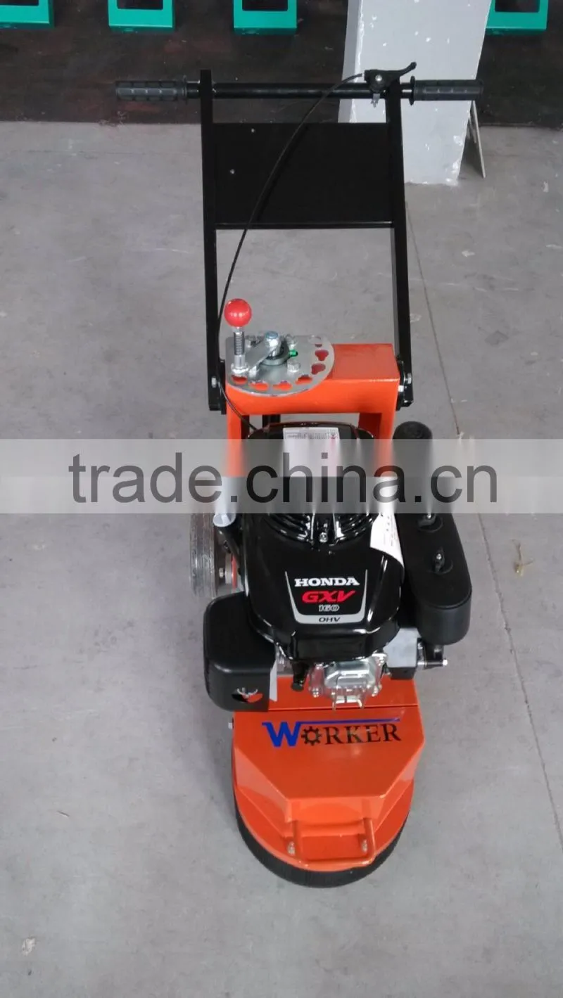 WKG250 concrete grinder diamond grinding cup wheel powered by motor Honda