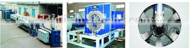 Plastic hdpe pipe extruder machine