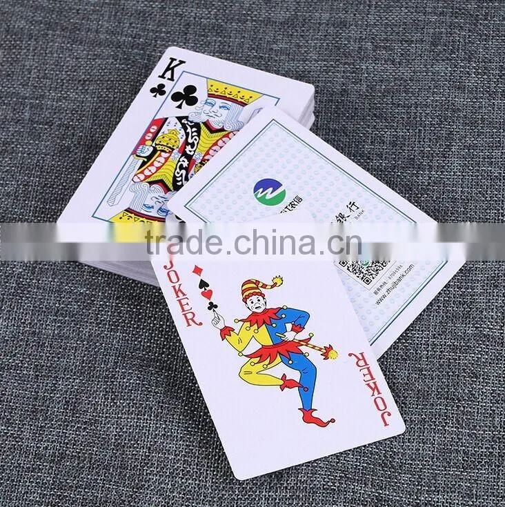 Matt Lamination Paper Advertising Poker pics of playing cards,UV Protected full color printing customized playing card --DH20743