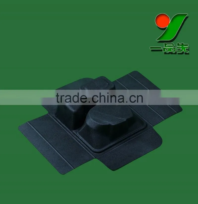 Bulk Sustainable and Biodegradable Wet Pressed Sugarcane Bagasse Molded Fiber Packaging Tray for electronics