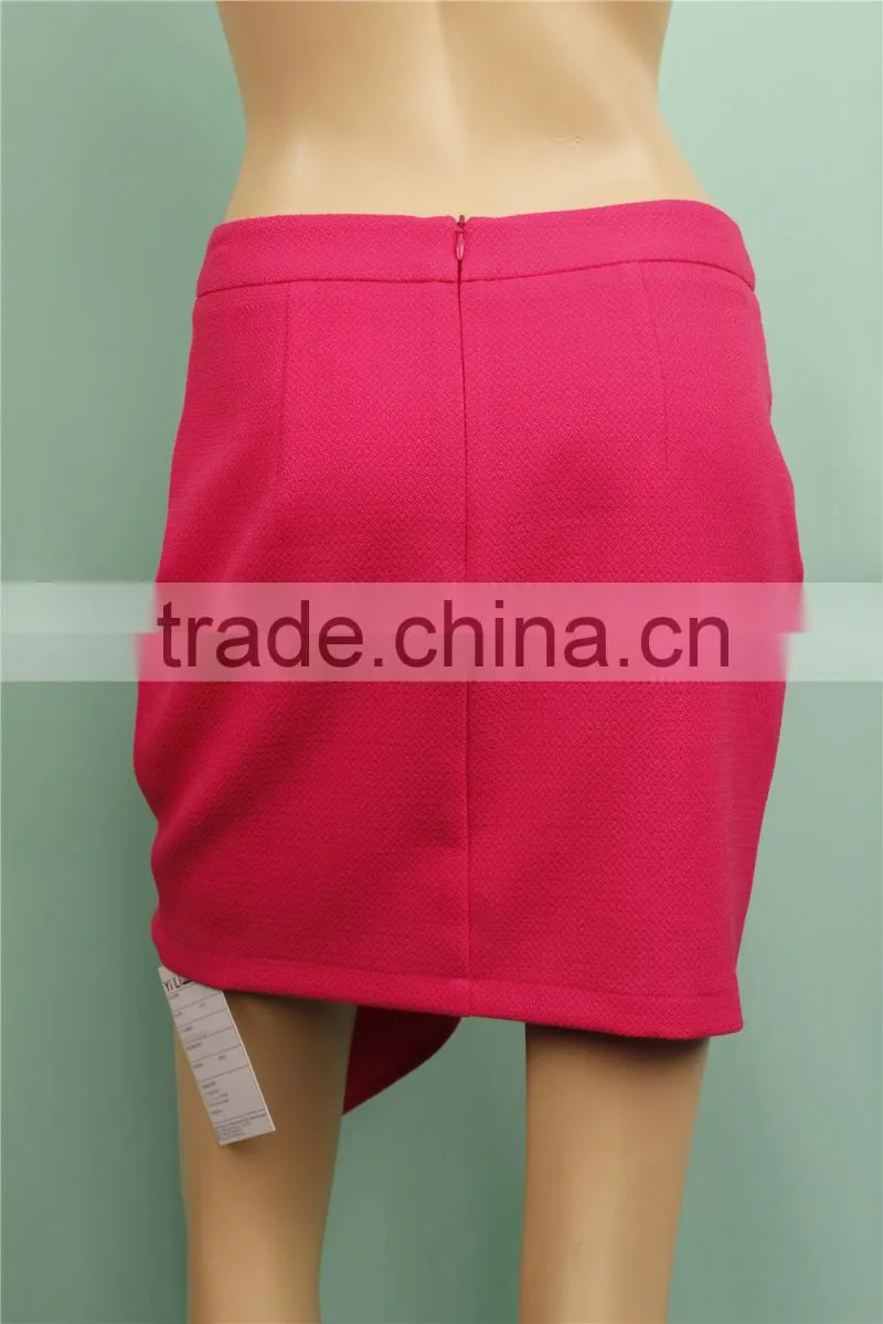 2016 S/S new designs summer collection red skirt