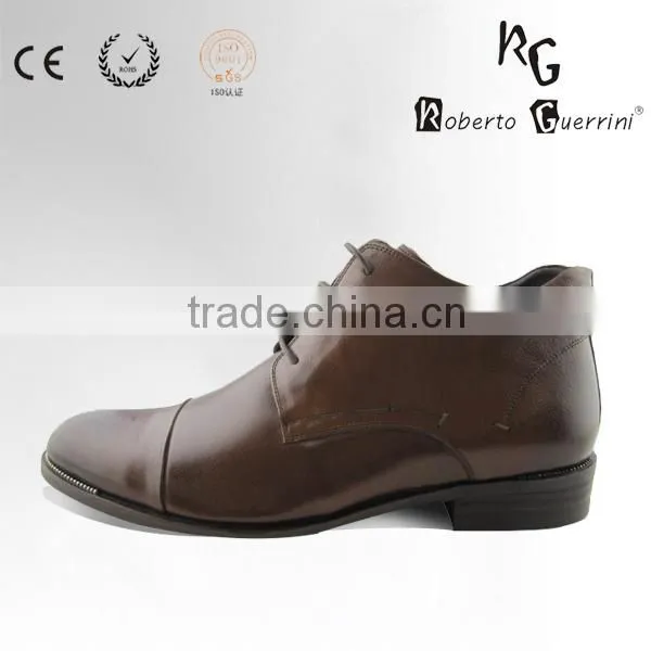 Genuine Leather Lace-up Man Shoes Upper