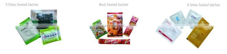 2015 Unique sealing technology automatic sachet packaging machine