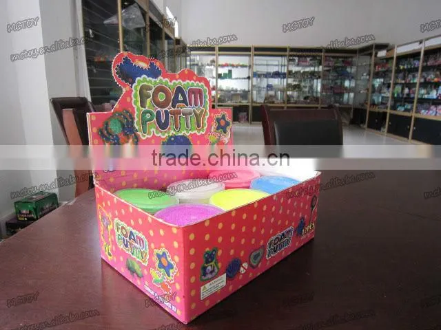 New Promotion novelty magic factory supplier foam putty bouncing putty diy bouncing putty toy bouncy putty bouncing foam putty