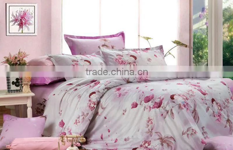 100% cotton128*68 reactive printed bedding set