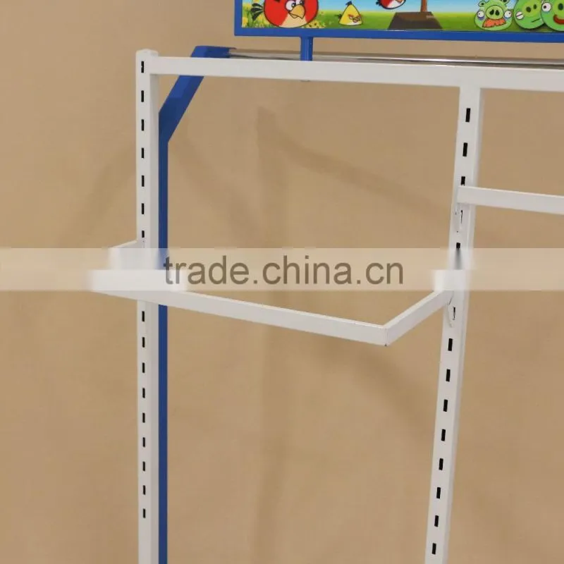 Metal multi-purpose rack hanging clothing display racks display stand