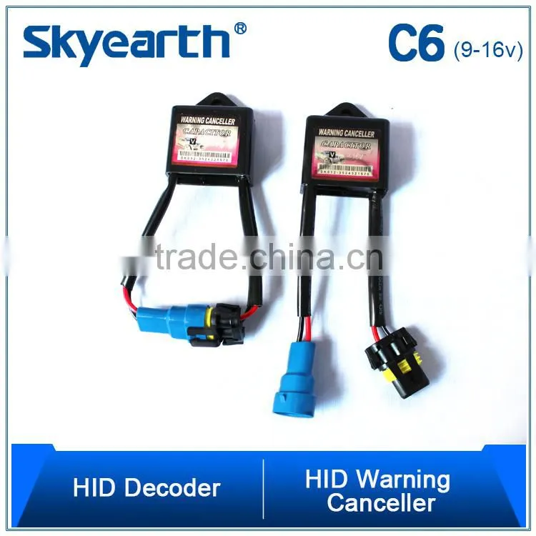High Quality Error Free HID Warning Canceller HID Decoder C6 Blue Socket