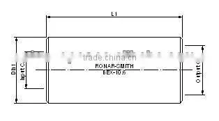 CO2 Laser 9.4/10.6 um Fixed Series Beam Expander for laser marking machien