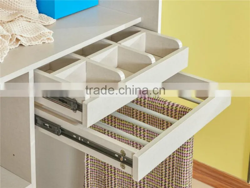 Modern high glossy functional sliding door wardrobe