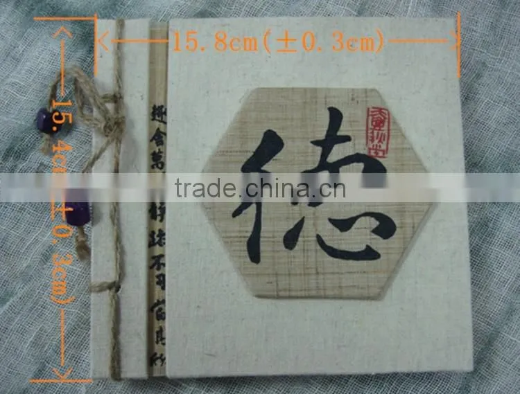 calligraphy handmade notebook
