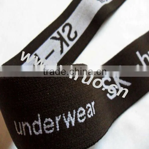 Patterned elastic strap