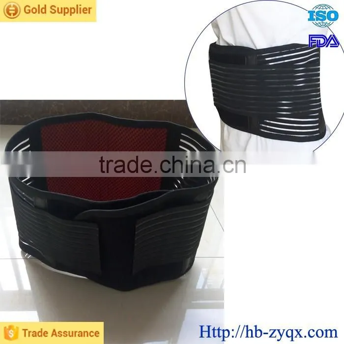 Black Weight loss heating warm waist trimmer belt