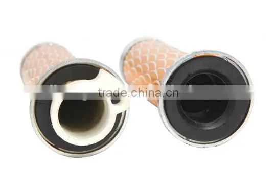 white color aluminium handlebar handle grip