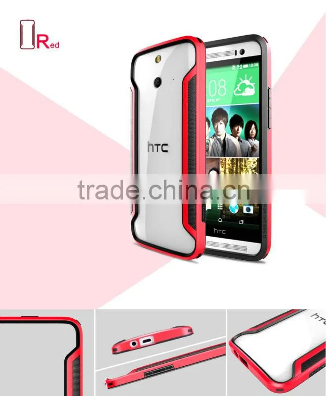 For HTC ONE E8 Armor series TPU+PC combine bumper case