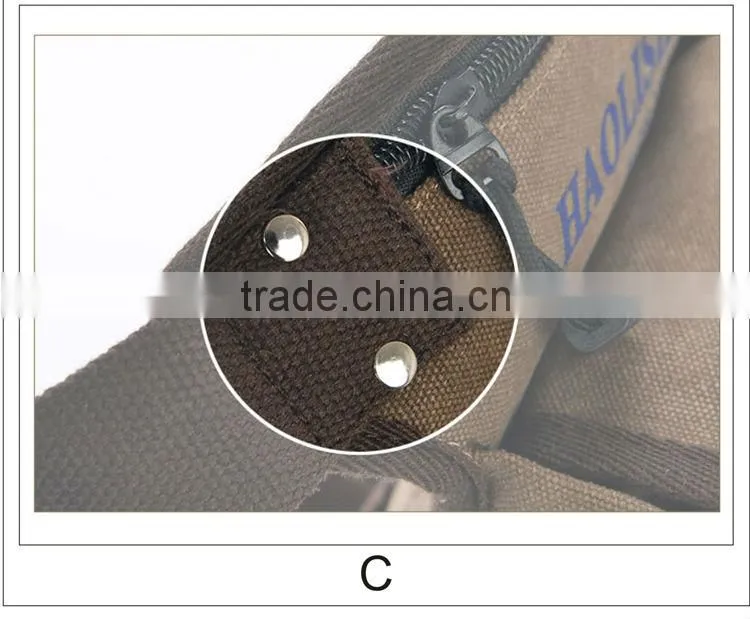 canvas Waist bag;men waist bag;fishing waist bag