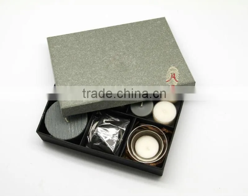 popular gifts scented candle set incense sticks /ceramic warmer/essential oil burner set