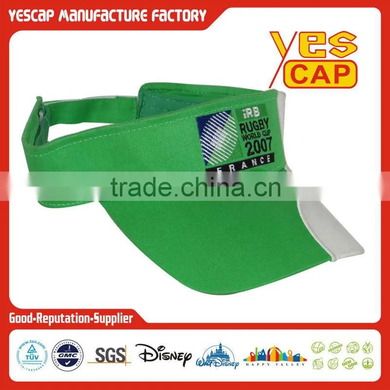 custom 100%acrylic sun visor cap