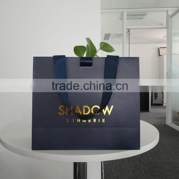2015 High quality custom cheap craft paper bag custom brown paper bag