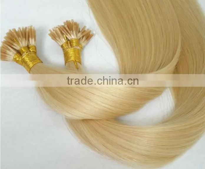 wholesale high qulity pre-bonded human hair extension FLAT TIP