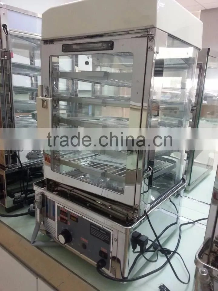 U-Style glass cover display food steamer(5 layers rack)