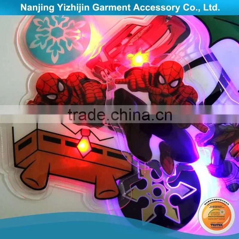 New Style Led Flashing Badge Customized Led Badge