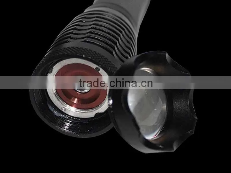 T6 Flashlight outdoor telescopic zoom Tactical LED Flashlight
