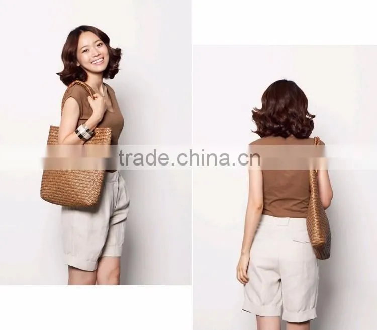 2016 hot selling straw beach bag tote bag