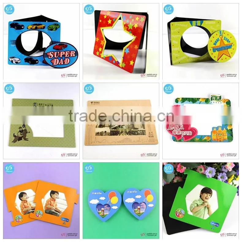 China gifts factory promotion cheap mini picture frame custom printed paper photo frame