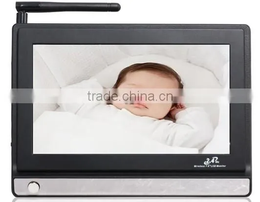 2.4GHz Wireless 7.0" LCD Video Baby Monitor with IR Night Vision Surveillance Camera