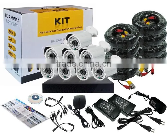 cctv dvr system security camera kit camera waterproof