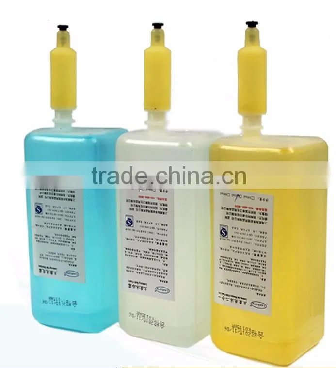 Double refillable wall mounted laundry soap dispenser