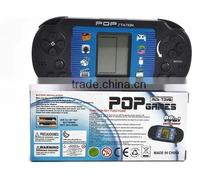 Top quality fashionable plastic pop game player for kids