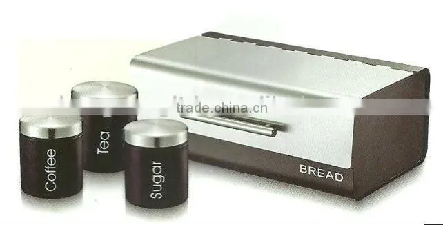 color coating metal bread box and canister