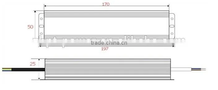 3 years warranty 12v 60w ultra thin waterproof electronic LED power supply for LED strip