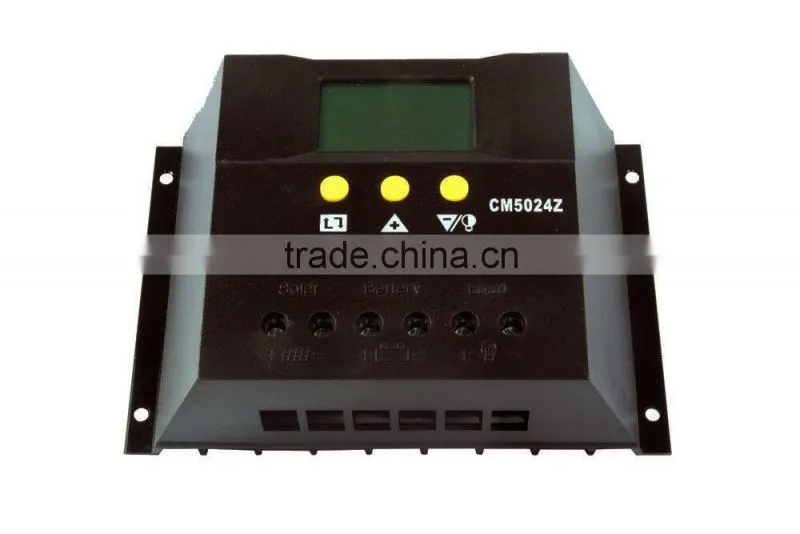 50A 24v solar charge controller LCD screen CM5024Z