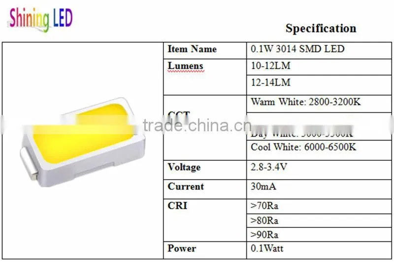Light Source for T5 T8 Tube 3014 SMD LED Specifications
