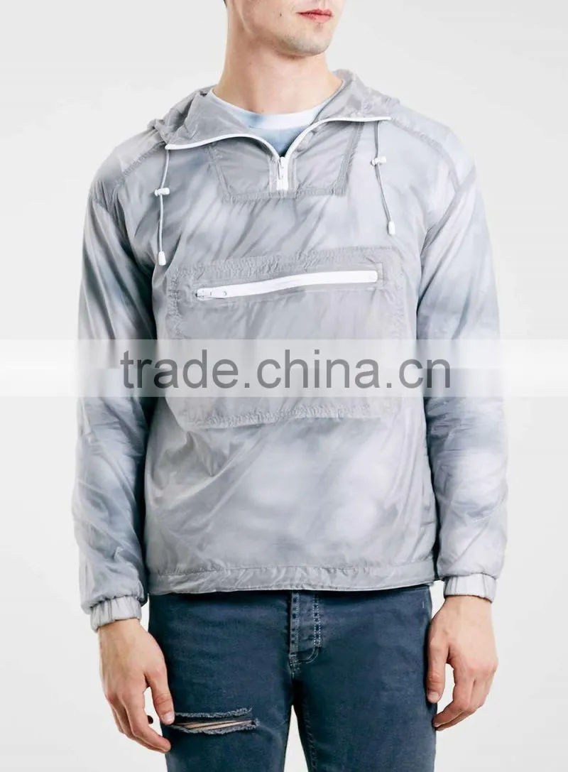 MEN'S GREY PACKAWAY LIGHT SPORTY JACKET
