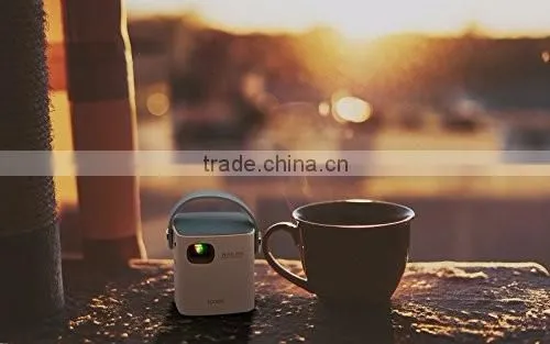 iCODIS M100 Projector, DLP Pico Home Theater, WIFI Wireless Connectivity,1.7" Portable Size & 120" Display, 30,000 Hour LED