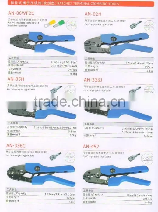 pin terminal crimping tool AN-26TW