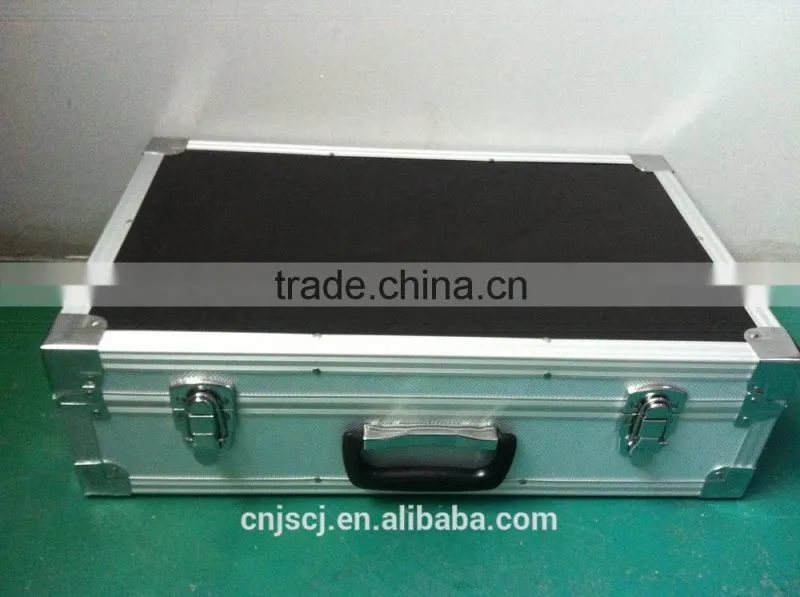 China Black ABS tool case,permanent protection very farm durable black ABS aluminum tool case with lock