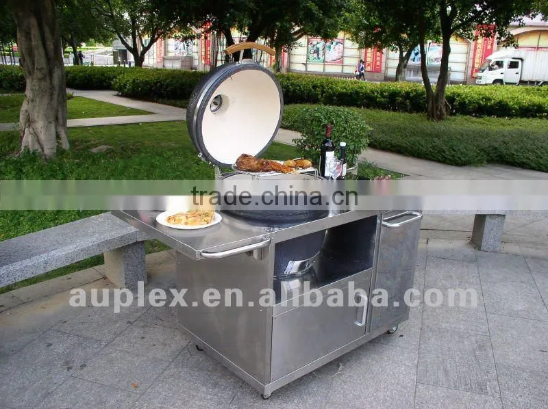 Luxurious mobile kamado ceramic bbq islands