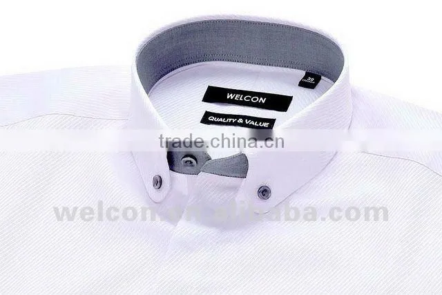 100% cotton long sleeve European style business dress men's dobby shirts