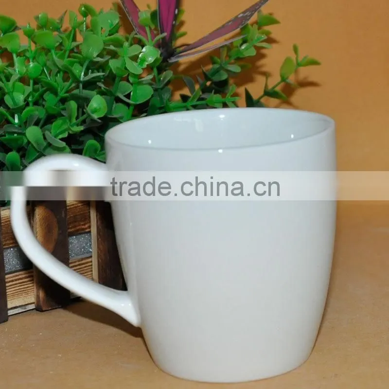 low price&high quality customized white blank ceramic mug