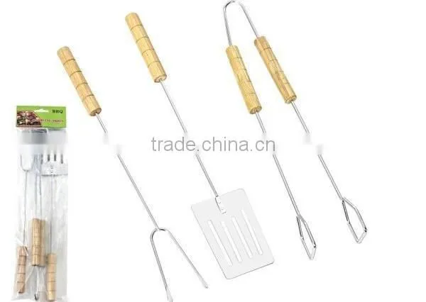 stainless steel extendable & Telescopic marshmallow roasting sticks/campfire sticks FS0087